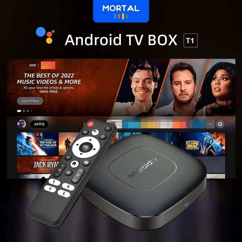 Mortal T1.android Tv Box 2gb Ram -16 Gb Hafıza Android 12 Tvbox Bx40