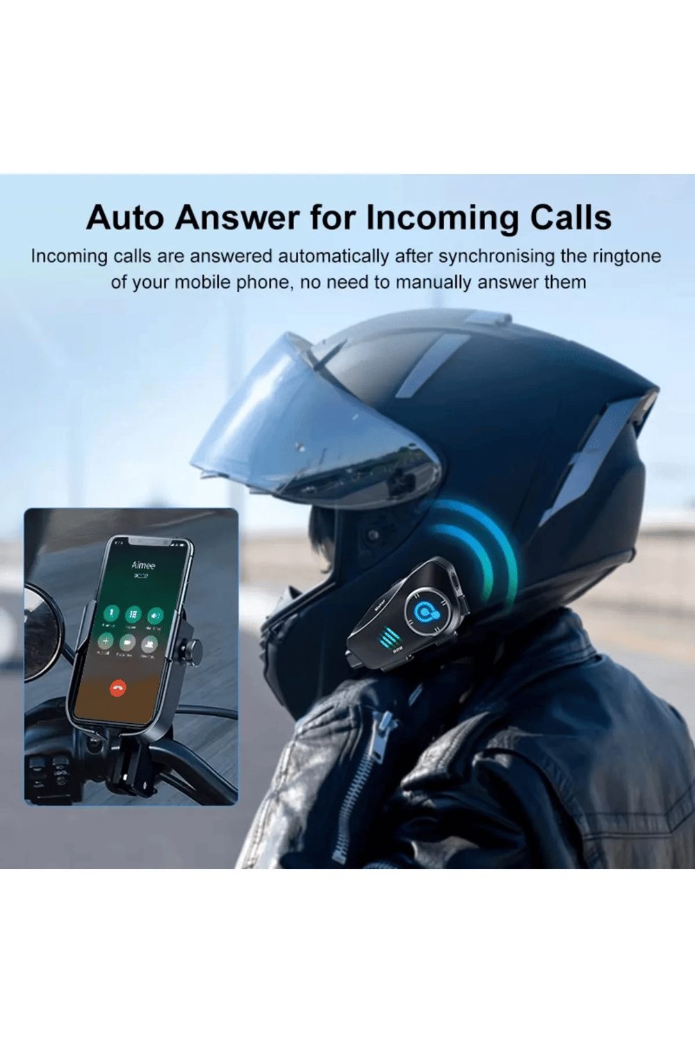 Motosiklet Bluetooth kask kulaklık kamera ses kontrolü 1080P video kayıt interkom 2 yıl garantili