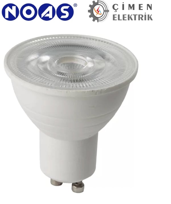 NOAS YL91 0702M 7W Mercekli Led Çanak Ampül 3200K Günışığı GU10 Duy