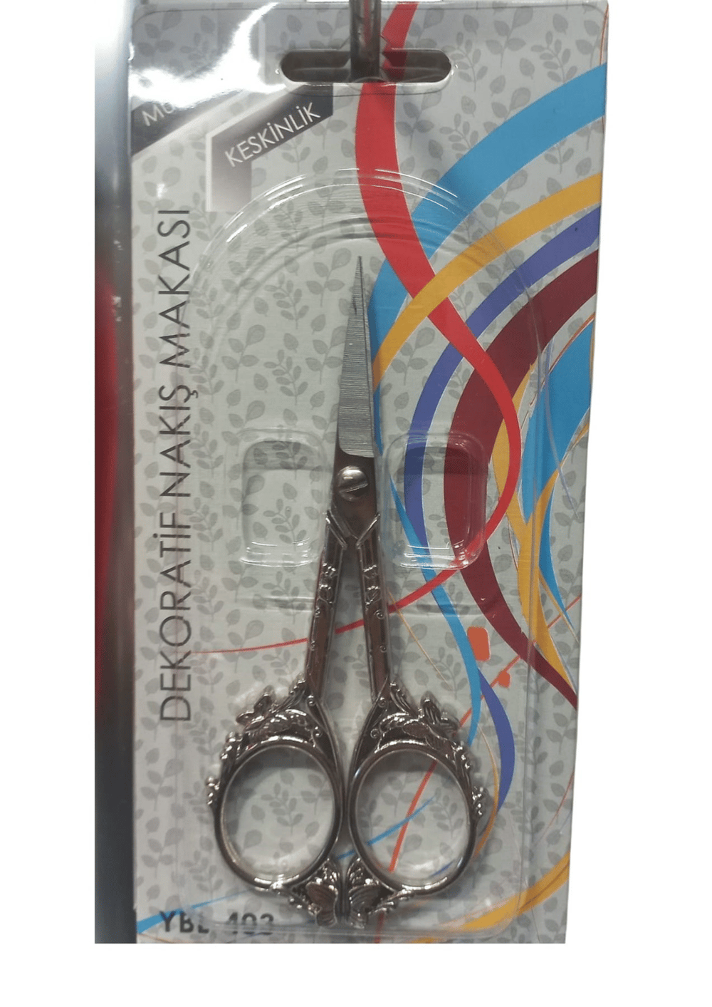 Nakış Makası Dekoratif Gümüş Ybl-403 Model 12