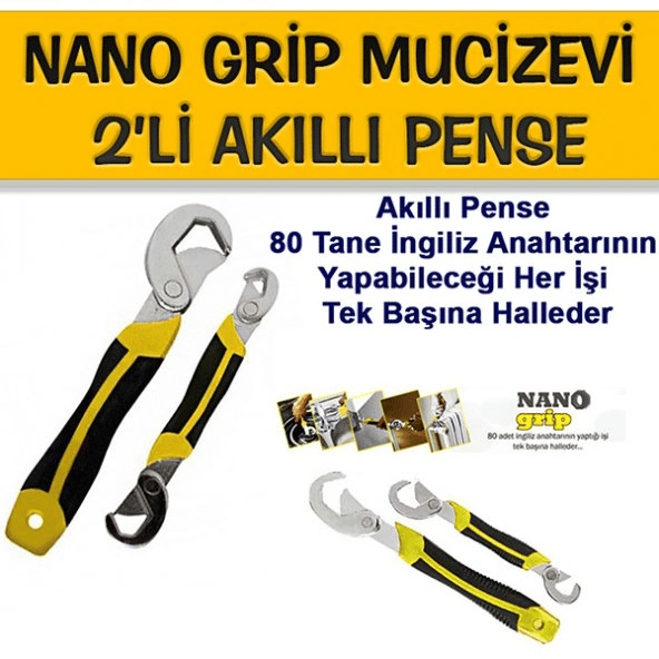 Nano Grip Akıllı Anahtar Pense Bx40