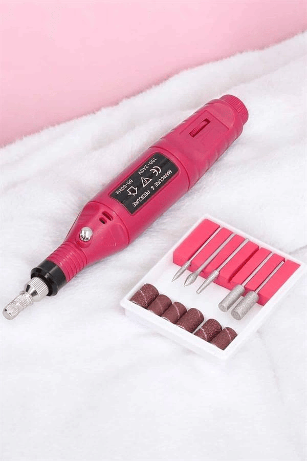 Nasır Temizleyici Manikür Pedikür Seti Elektrikli USB Girişli