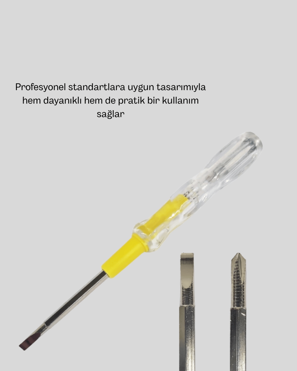 Neon Işıklı Elektrik Kontrol Kalemi