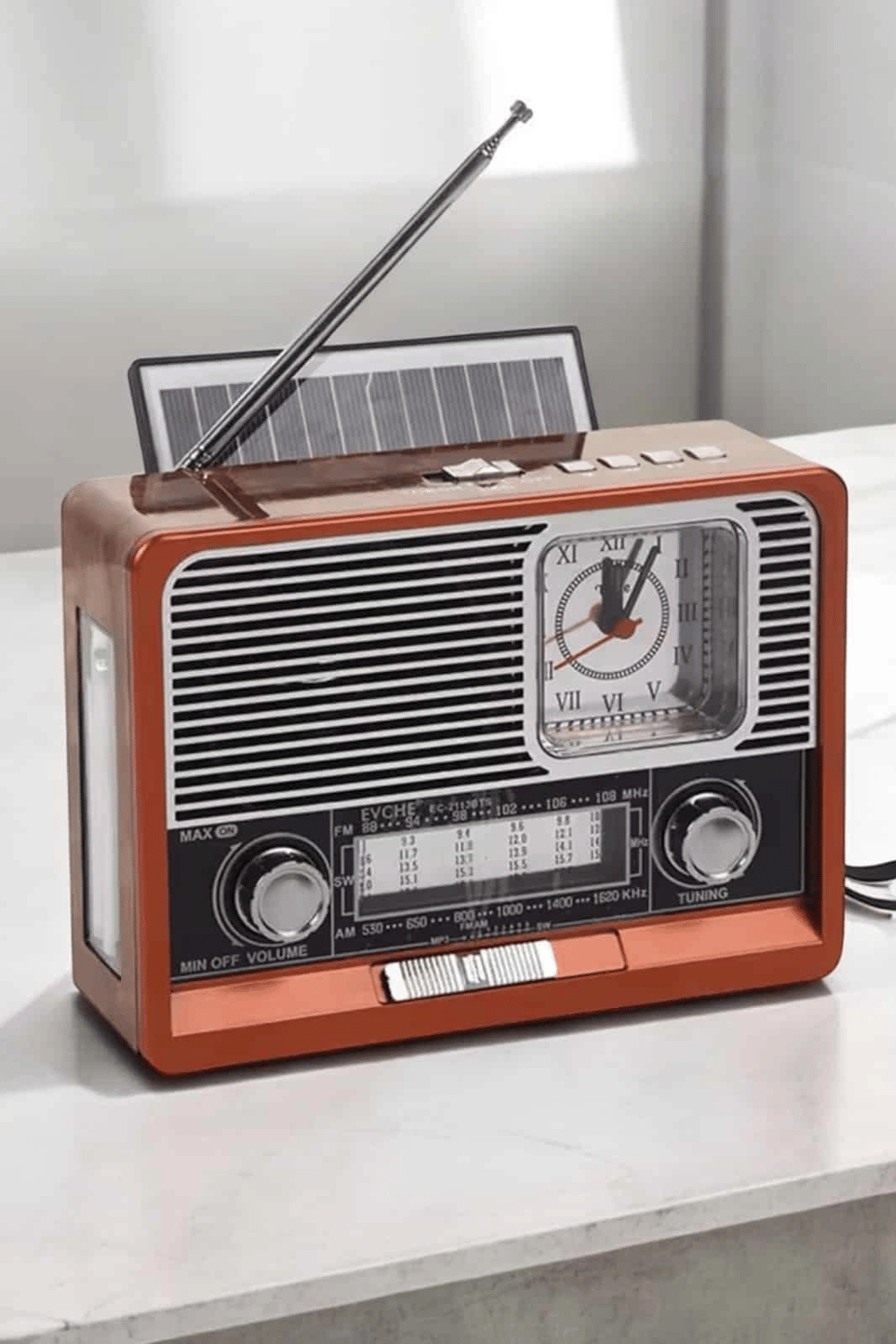 Nostaljik Görünümlü USB Girişli Bluetooth Bağlantılı Radyo