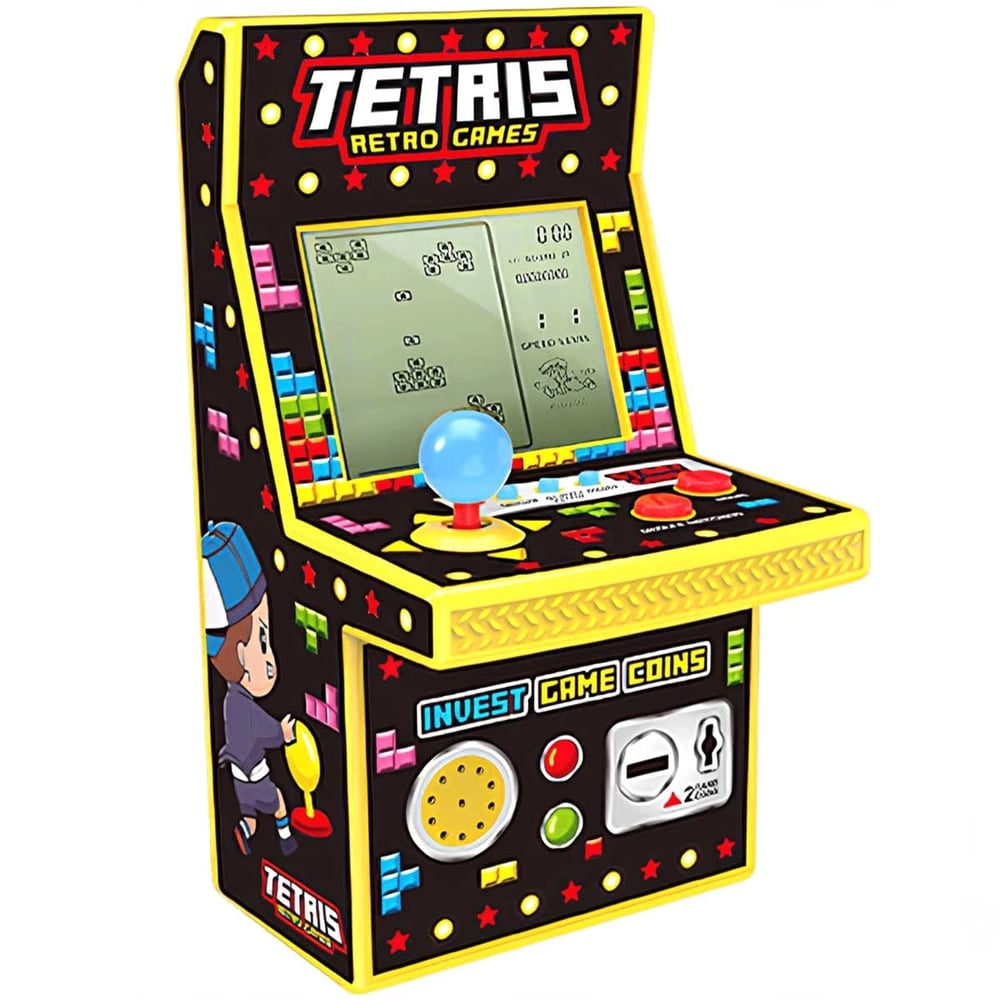 Nostaljik Mini Tetris Oyun Konsolu XY9029A - 1 Adet Stokta Olan Renk Gönderilir