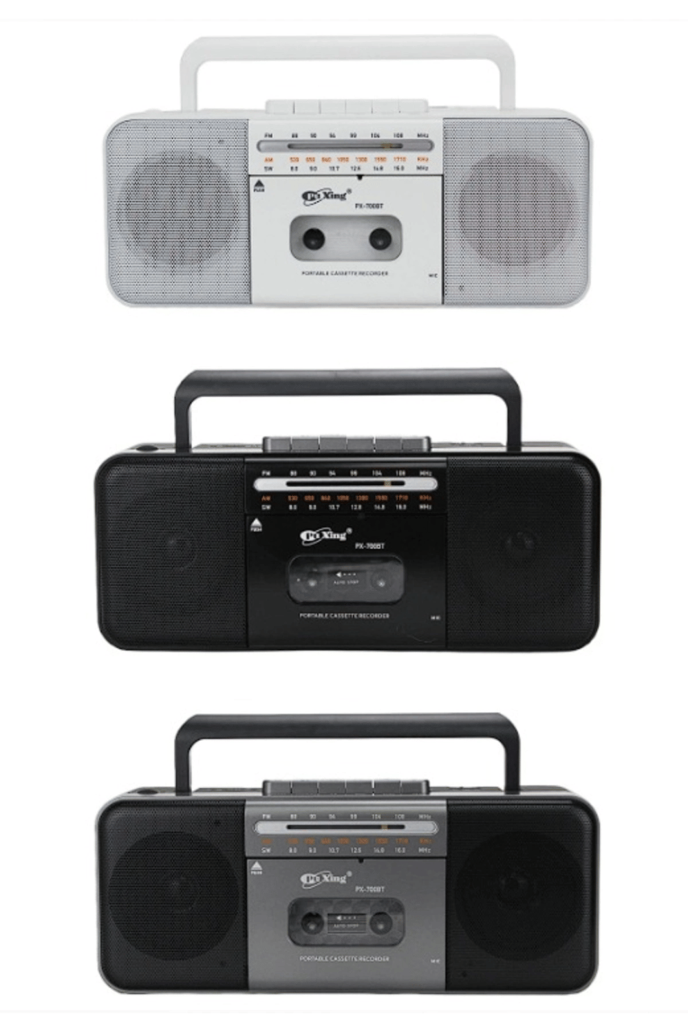 Nostaljik radyo FM radyo USB MP3 çalar kablosuz hoparlör Bluetooth gri 2 yıl garantili