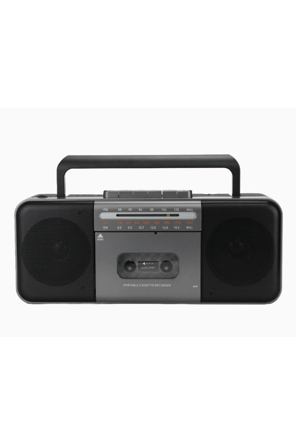 Nostaljik radyo FM radyo USB MP3 çalar kablosuz hoparlör Bluetooth gri 2 yıl garantili