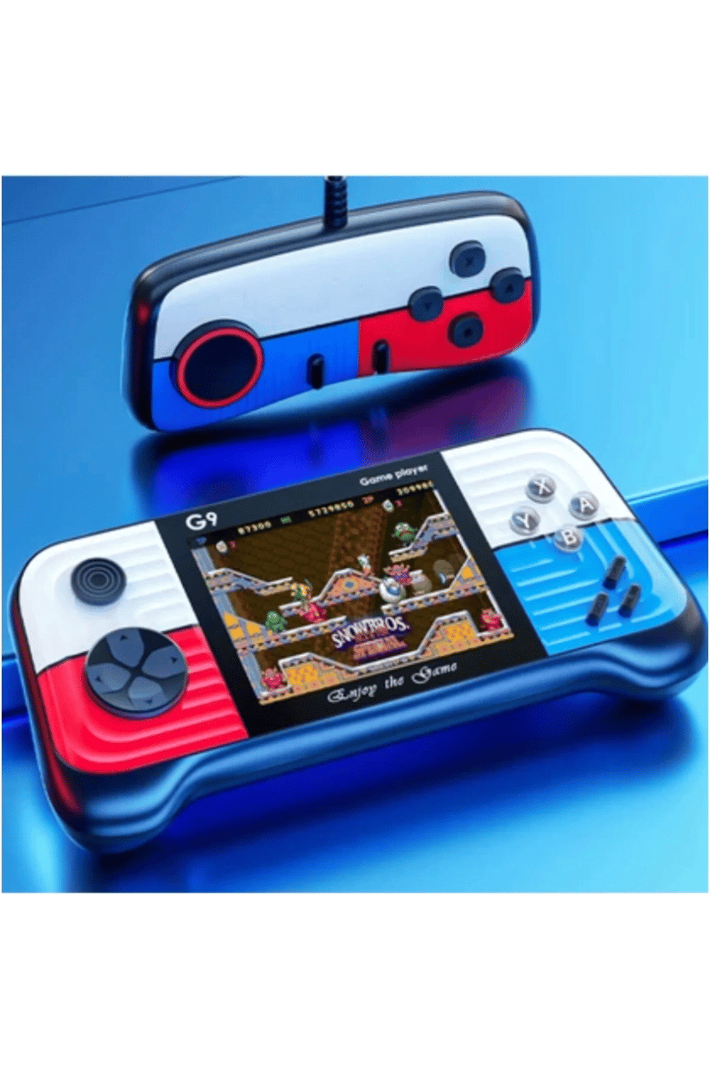 Oyun konsolu gamepad joystick 500 oyunlu çok renkli bluetoothsuz atari oyun kutusu