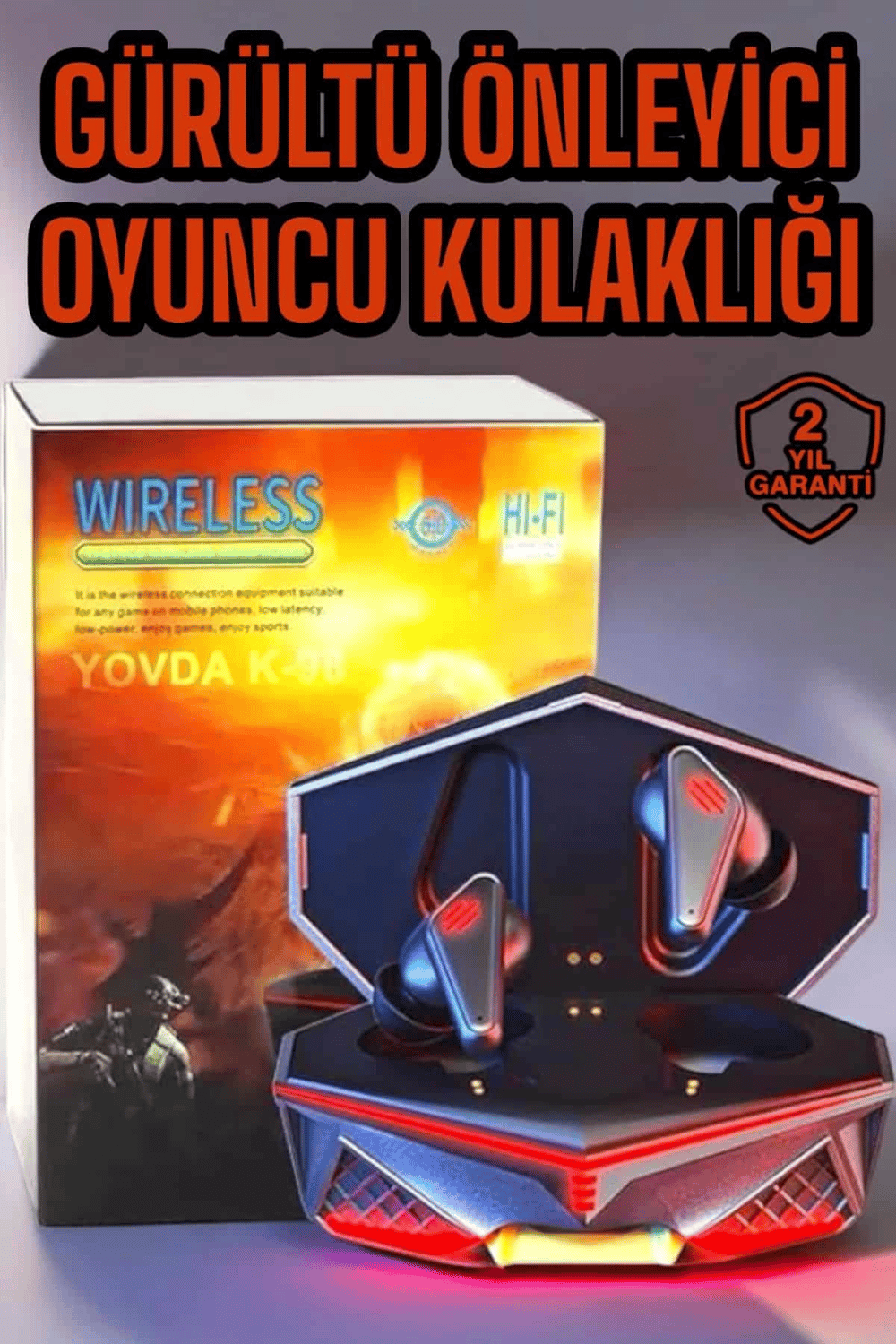 Oyuncu Kulaklığı Gamer Kulaklık Yüksek Ses Kaliteli Gürültü Önleyici Yeni Nesil
