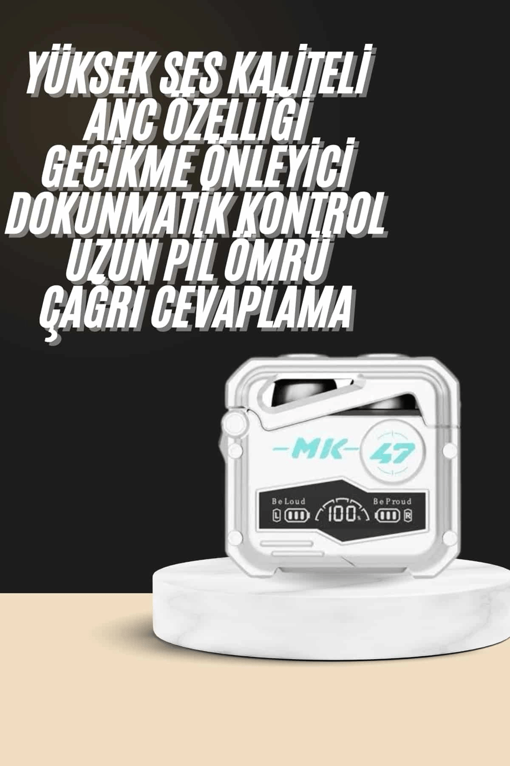Oyuncu Kulaklığı Yeni Mekanik Kablosuz Kulaklık İos Android Uyumlu Yeni Nesil