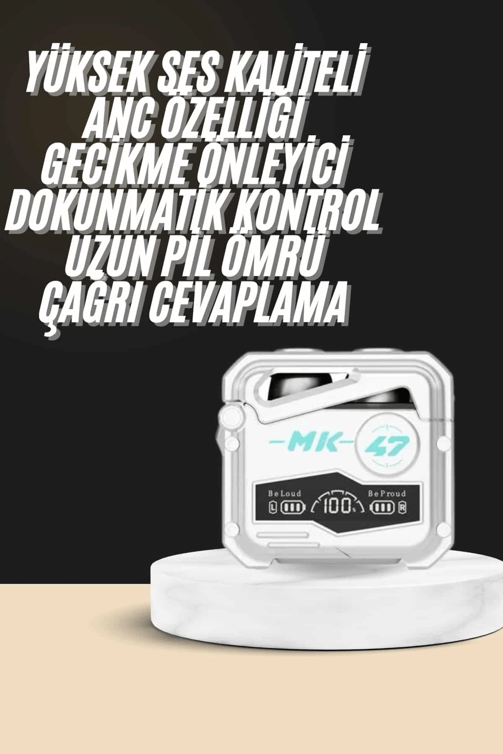 Oyuncu Kulaklığı Yeni Mekanik Kablosuz Kulaklık İos Android Uyumlu