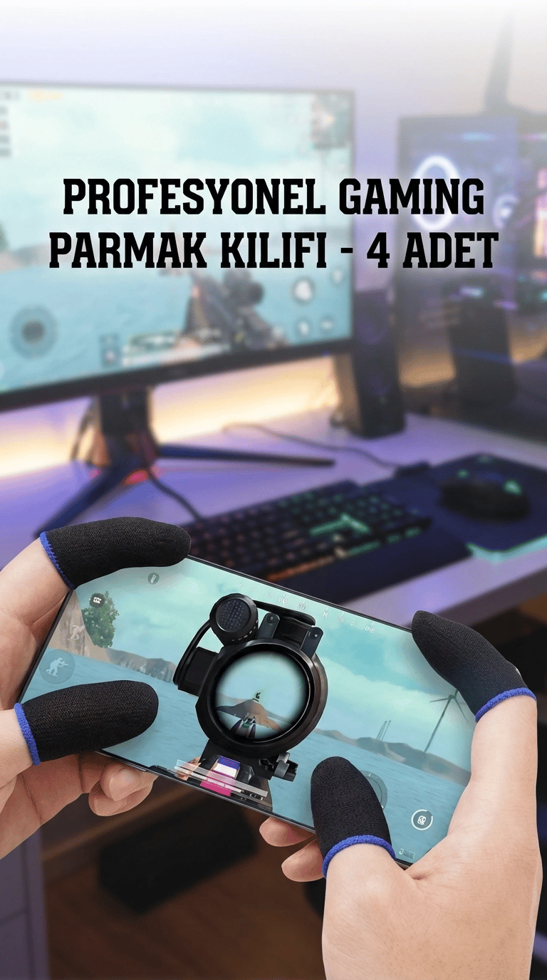 Oyuncu Parmaklık Eldiveni Hassas Kontrol Dayanıklı Tasarım Rahat Kullanım