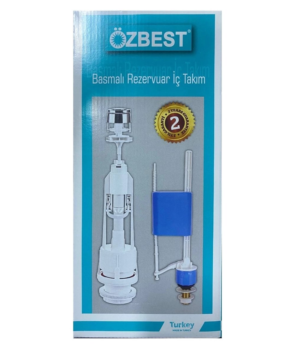 Özbest Su Tasarruflu Basmalı Klozet Rezervuar İç Takımı - Uyumlu ve Dayanıklı