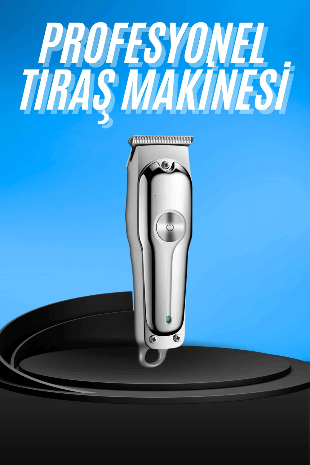 3 Kademeli Tıraş Makinesi Paslanmaz Çelik Bıçaklı 2 Saat Kullanım USB Şarjlı BX-313689