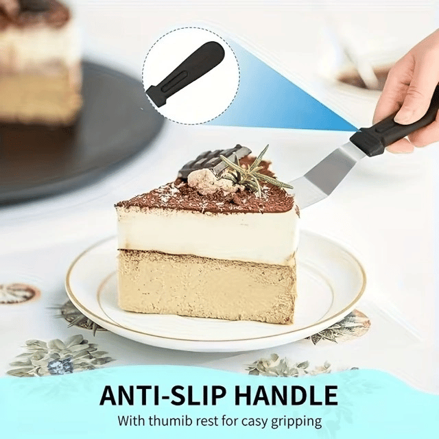 Paslanmaz Çelik L Tipi Pastacı Spatulası