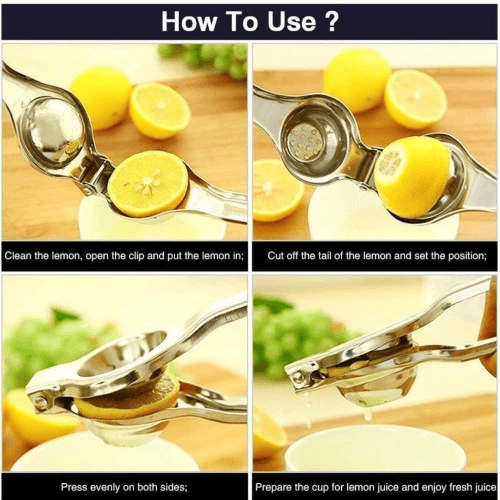 Paslanmaz Çelik Limon Sıkacağı