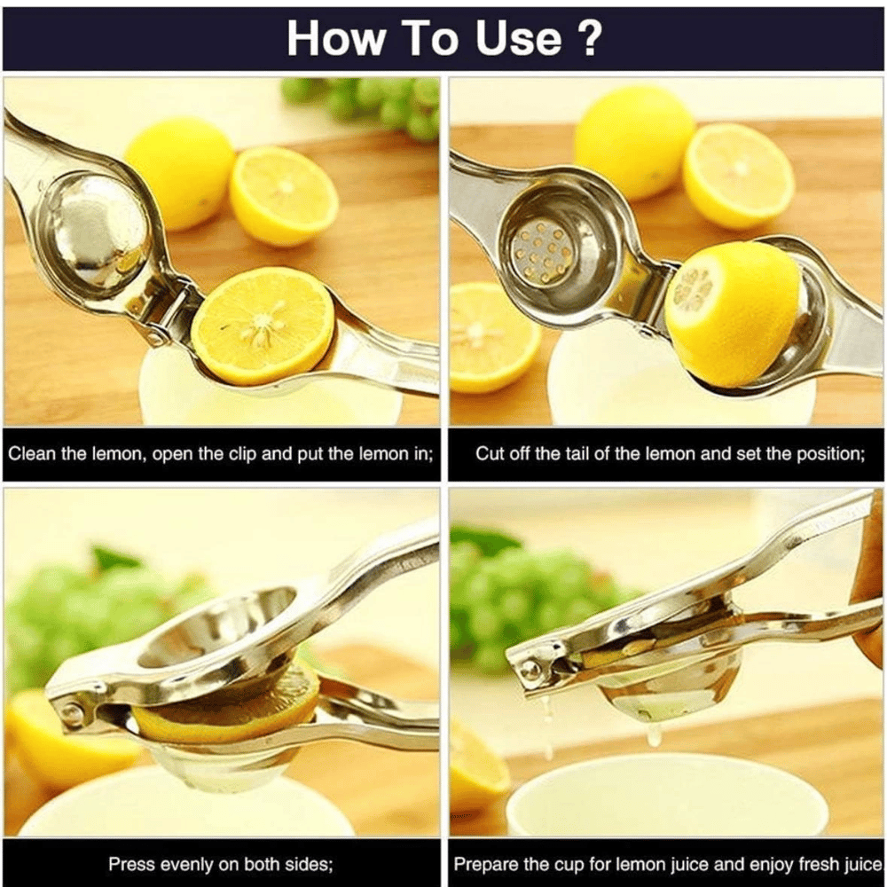 Paslanmaz Çelik Limon Sıkacağı