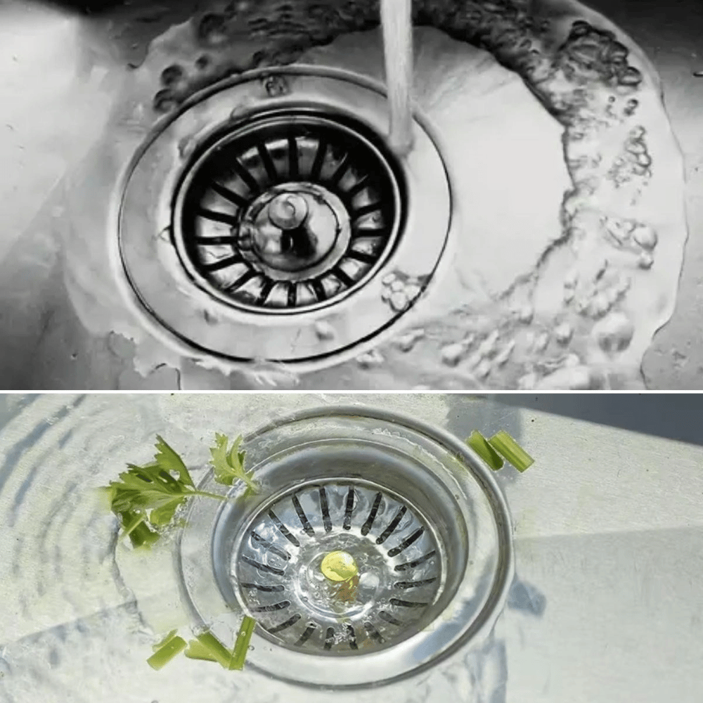 Paslanmaz Çelik Mutfak Evye Lavabo Süzgeci Lavabo Gideri Atık Gıda Tıpası Bx40