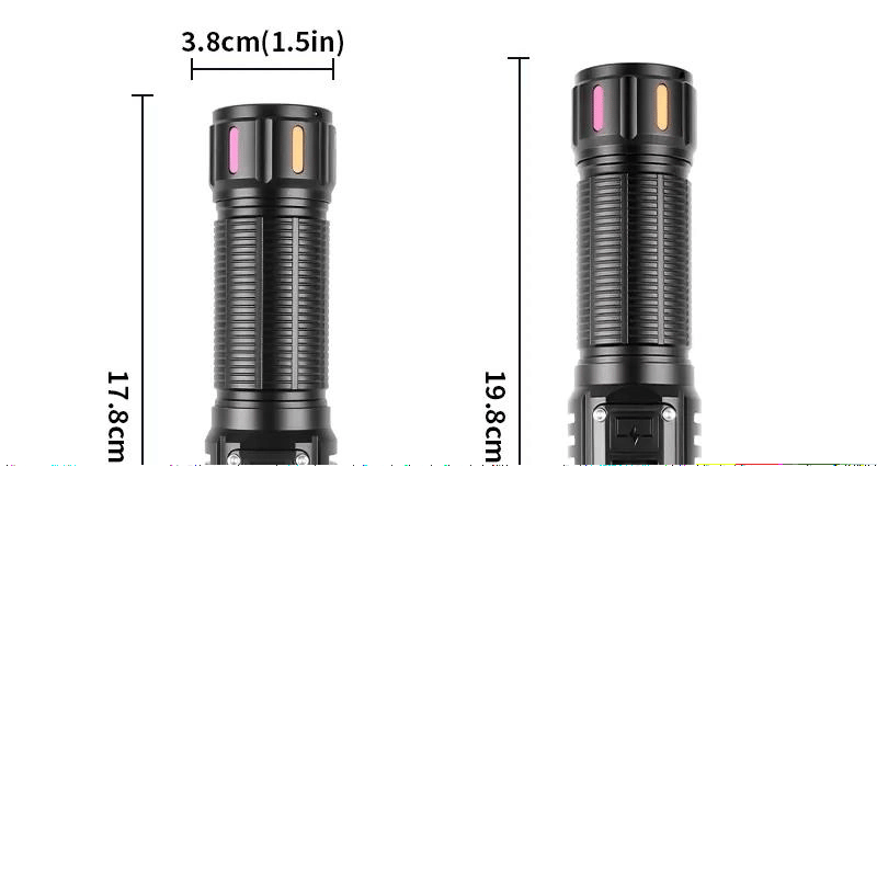 Peakstar Ps-9954 30w Zoomlu Led Powerbank Özellikli Şarjlı Profesyonel El Feneri