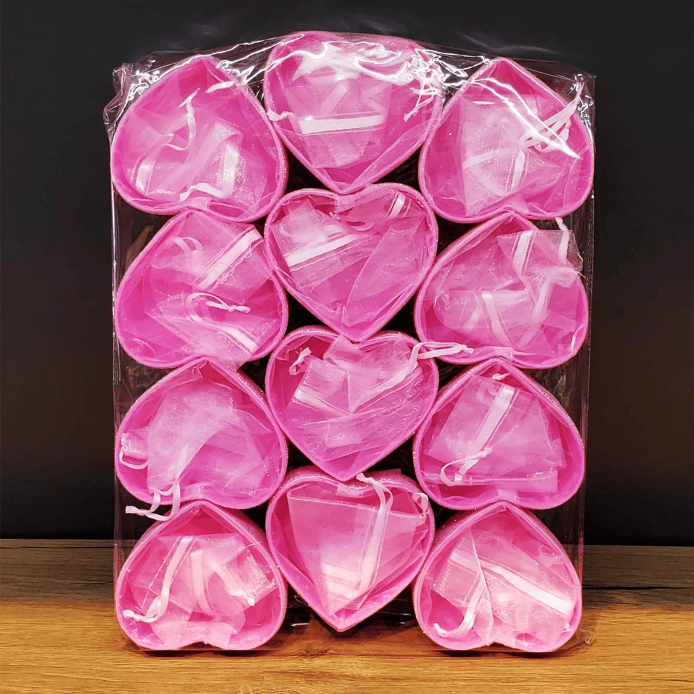 Pembe Kalpli Tül Kese