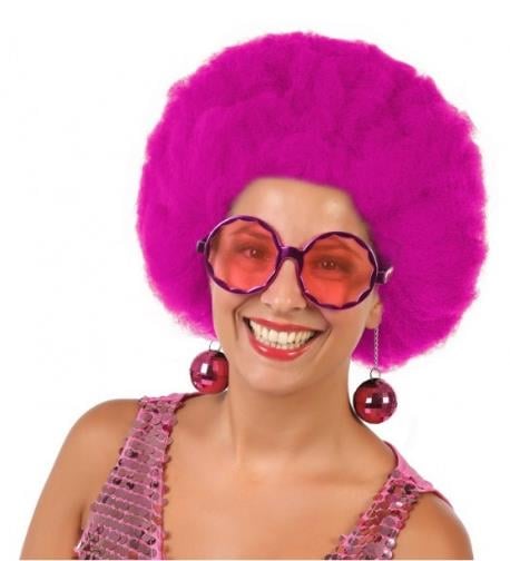 Pembe Renk Disko Toplu Küpeli Parlak Yılbaşı Parti Gözlüğü (3936)
