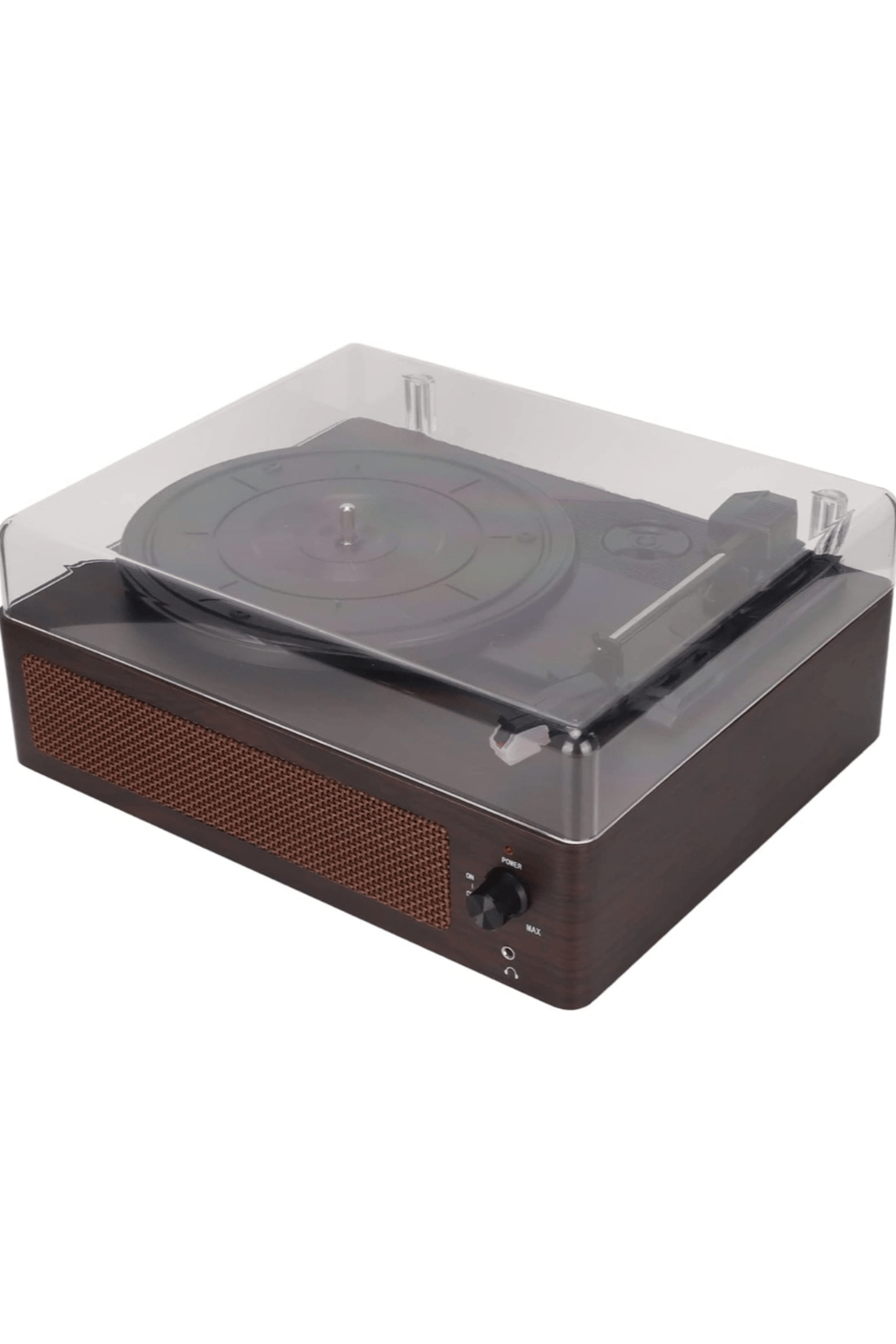 Pikap kahverengi renk 33/45/78 devir destekli 2 yıl garantili CD müzik plak çalar