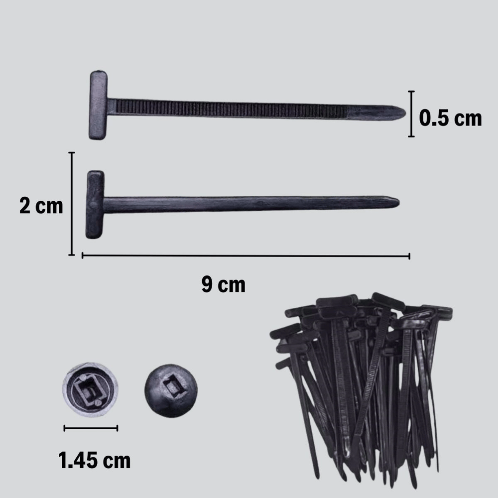 Plastik Bağlantı Elemanları 30lu Set Bx40