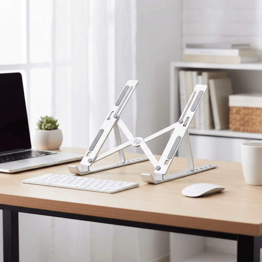 Plastik Katlanır Tablet Standı – Ayarlanabilir Açılı, Taşınabilir Masaüstü Telefon Ve Tablet Tutucu Stand Bx40