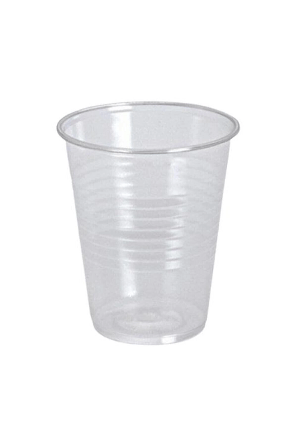 Plastik meşrubat bardağı 180 ml şeffaf 100'lü 30 paket toplam 3000 adet - 1 Parça Sayısı