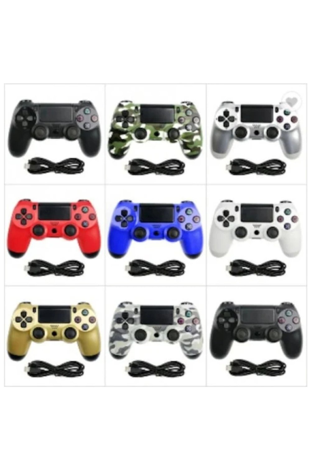 Playstation 4 uyumlu siyah bluetooth gamepad, kablosuz bağlantılı oyun kolu - Elektronik