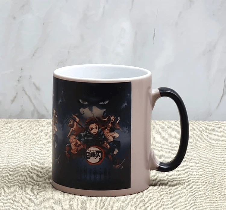 Porselen Renk Değiştiren Demon Slayer Kupa Bardak Aalk380
