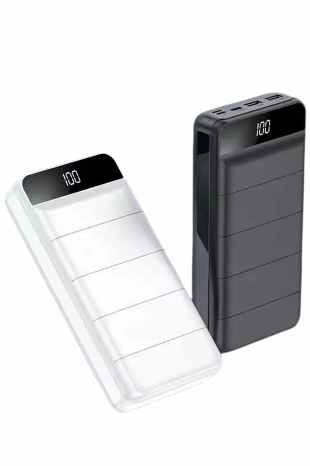 Powerbank 50.000 Mah Dijital Göstergeli Taşınabilir 4 Portlu Hızlı Powerbank Yeni Nesil