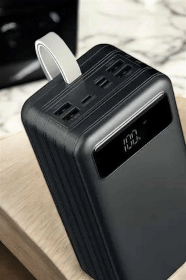 Powerbank 60.000 MAH 4 Portlu Uzun Şarj Süreli Dijital Göstergeli