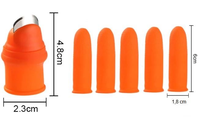 Pratik Baş Parmak Sebze Kesme Ayıklayıcı Bayan M Set (3936)