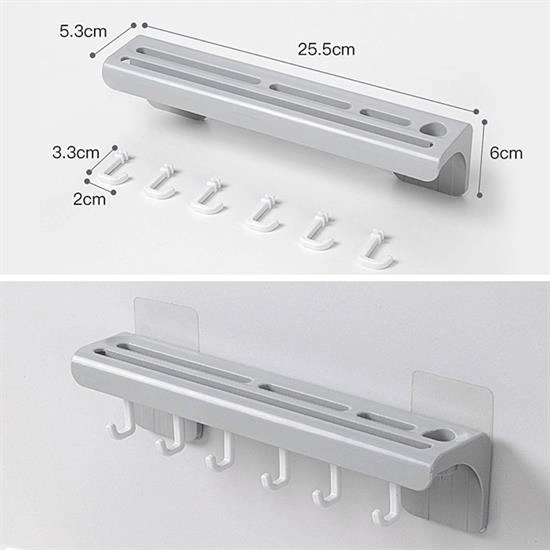 Pratik Çoklu Bıçak Askısı Mutfak Bıçak Düzenleyici Organizer Dayanıklı Bıçaklık Bx40