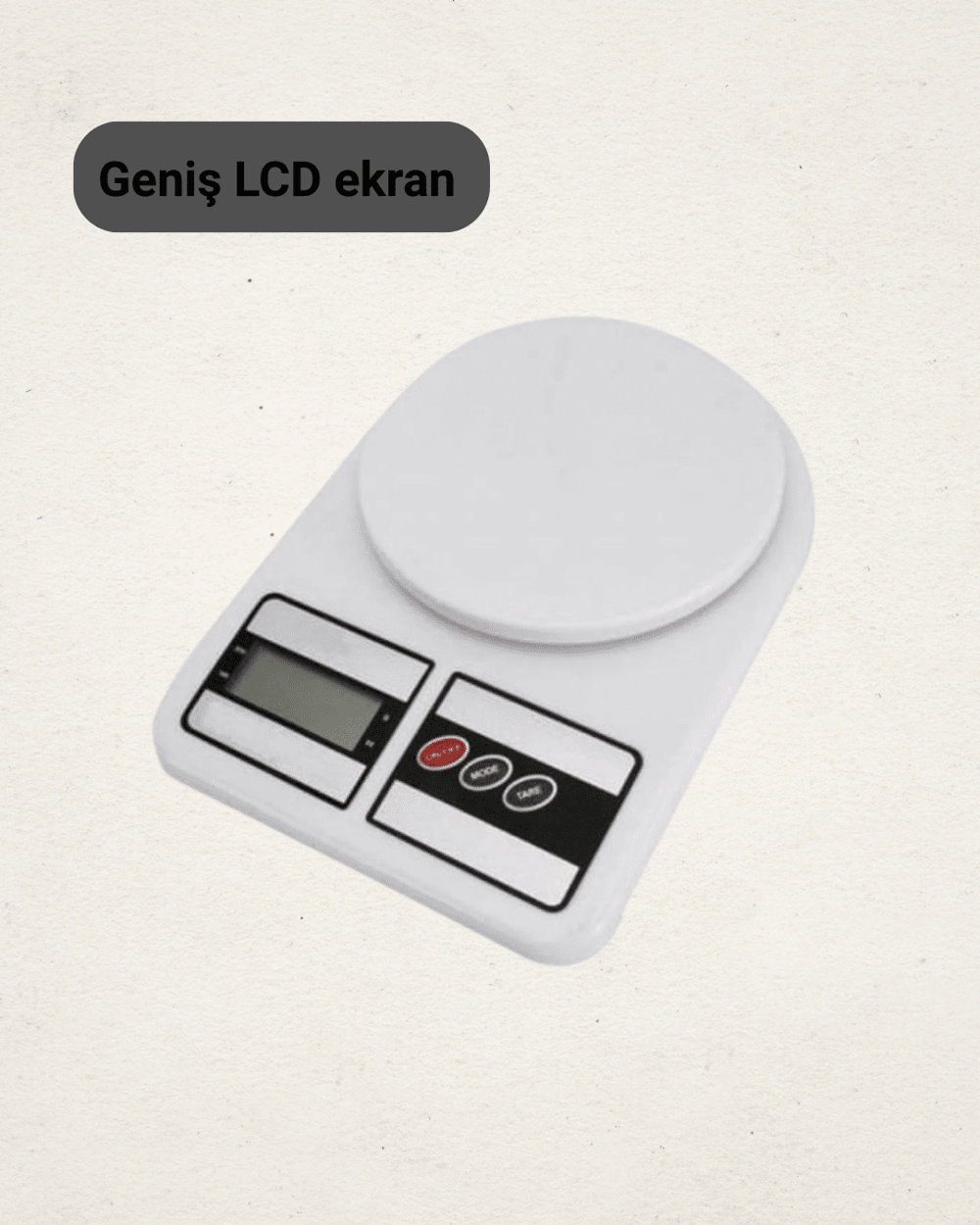 Pratik ve Şık Tasarımıyla Dijital Mutfak Tartısı