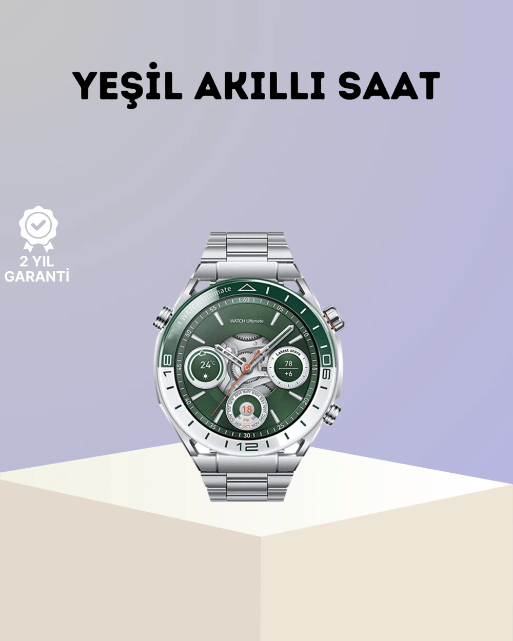Premium Amoled Akıllı Saat GPS Harita Desteği Bluetooth Arama Sağlık Takipli