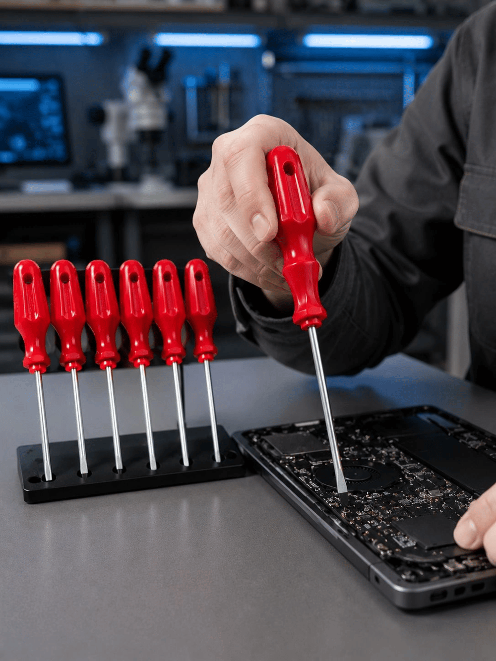 Profesyonel 7 Parça Tornavida Seti Ergonomik Saplı El Aleti
