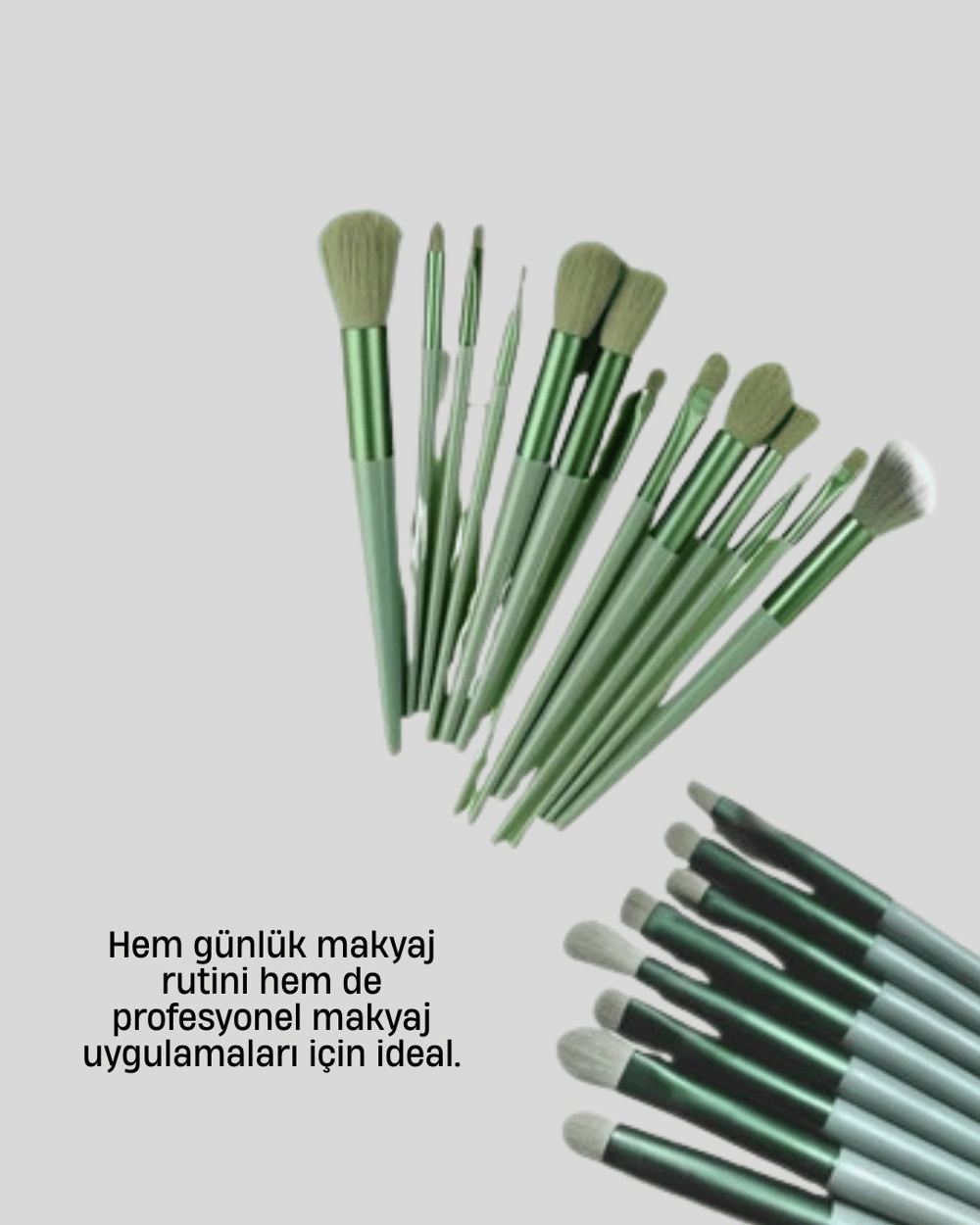 Profesyonel Makyaj Fırça Seti Yumuşak Kıllı Taşınabilir Çantalı