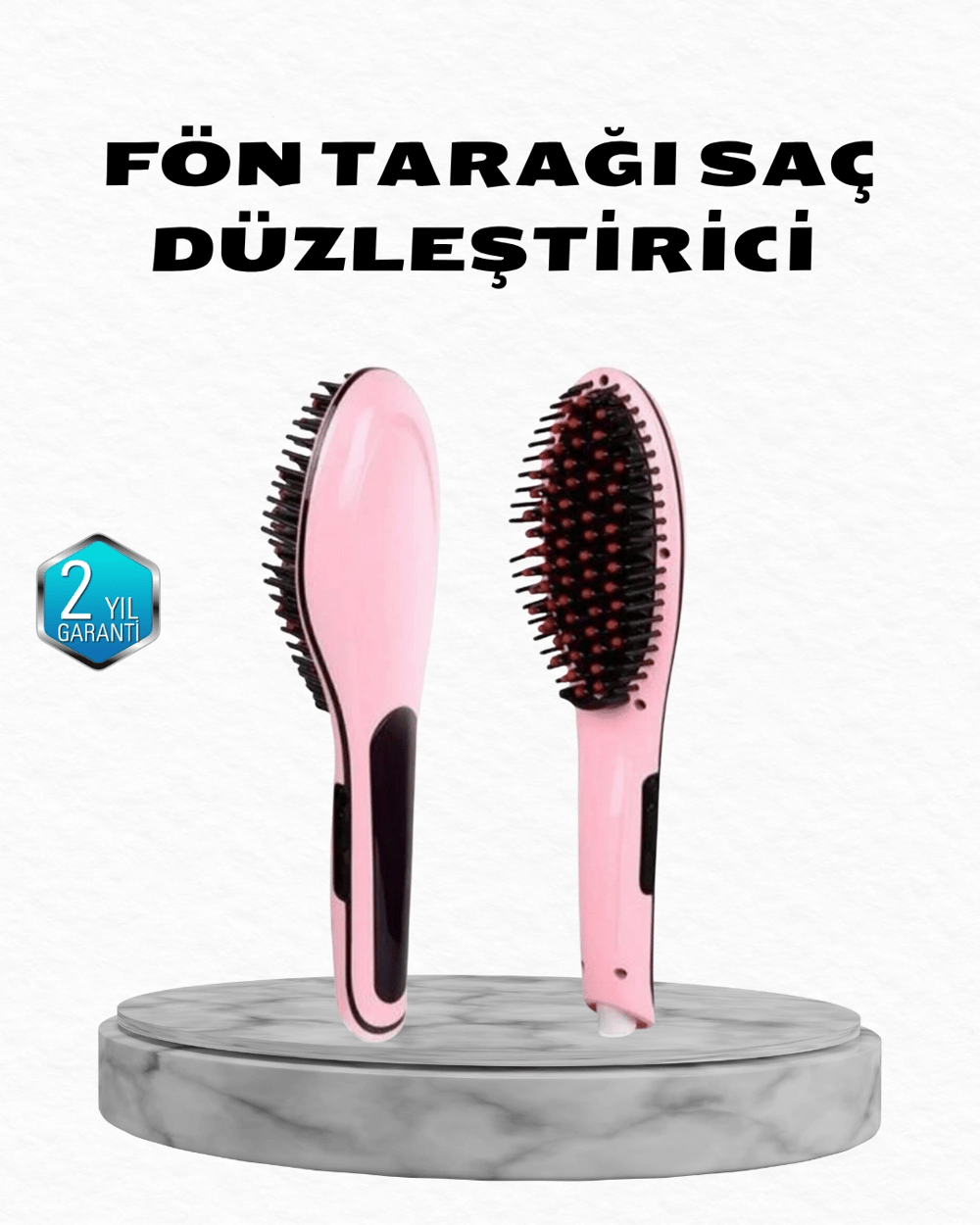 Profesyonel Saç Düzleştirici 5 Kademeli Isı Ayarlı Seramik Plakalı