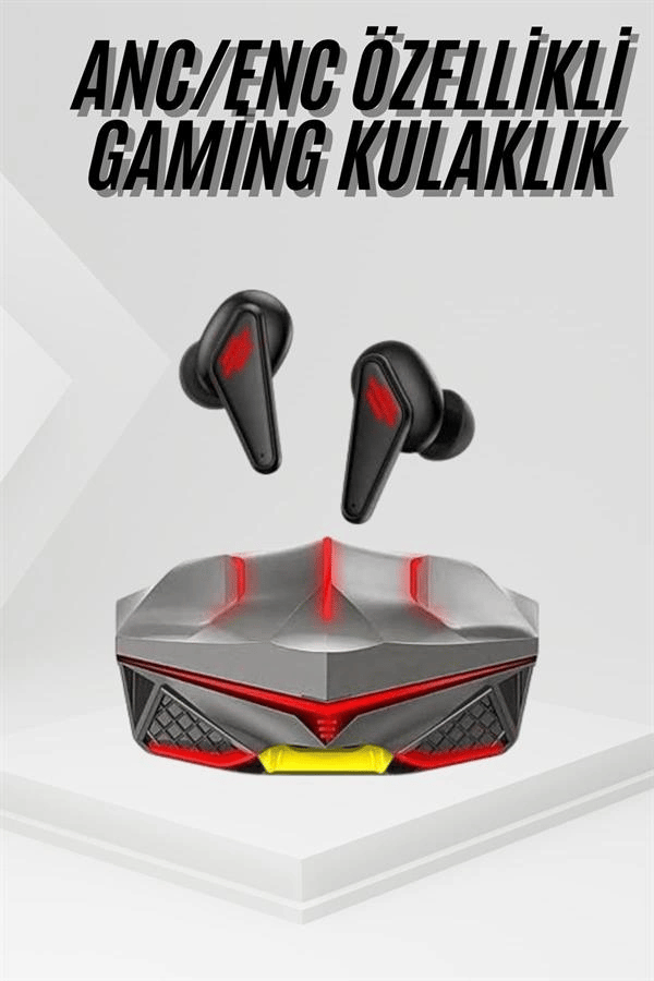 Profesyonel TWS Işıklı Kablosuz Bluetooth Kulaklık Oyuncu Kulaklığı