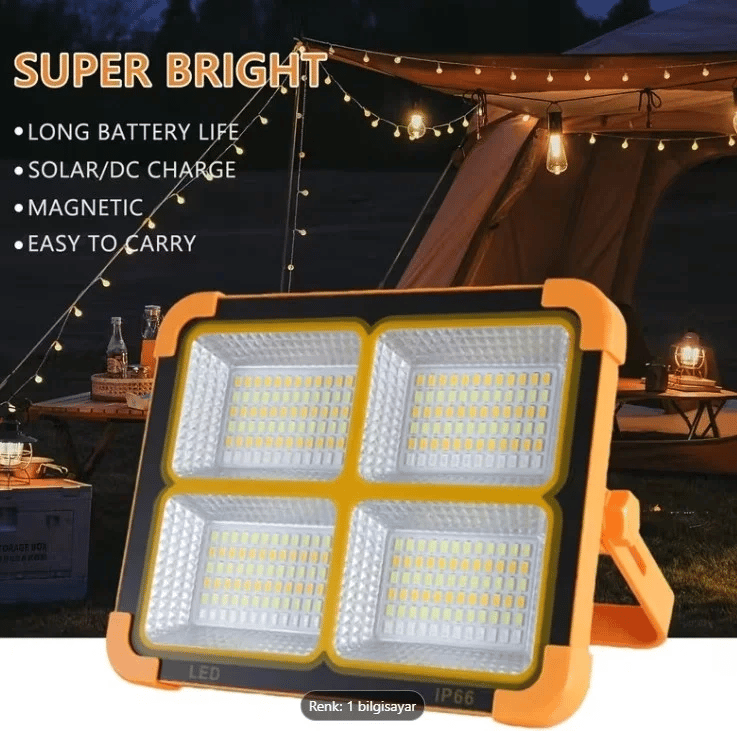 Prokama Ledli Solar Projektör 100w Bk-100w Bx40