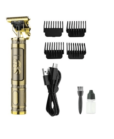 Ps-033 Çelik Kasa Profesyonel T-bıçak Saç Sakal Ense Ve Çizim Tıraş Makinesi