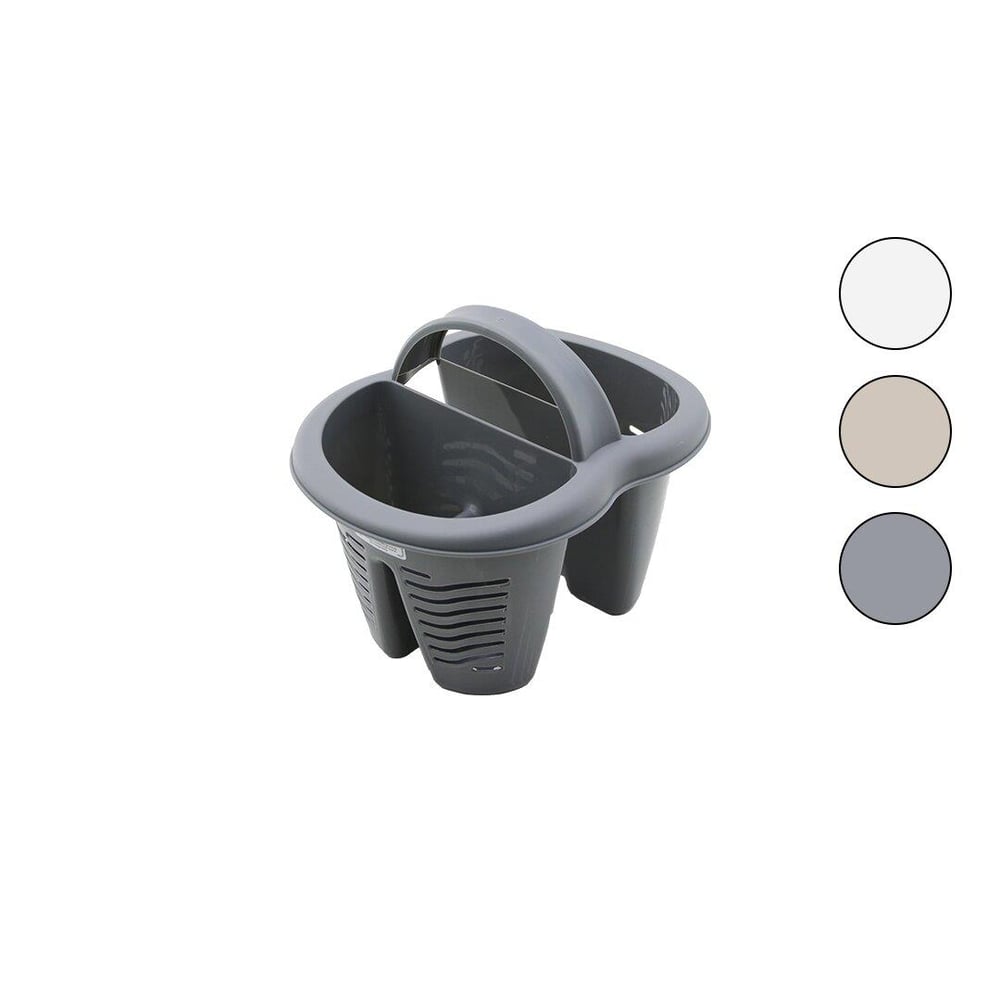 QLUX L-00515 HEYBE KAŞIKLIK TEZGAH ÜSTÜ 4 BÖLMELİ - PLASTİK (3936)