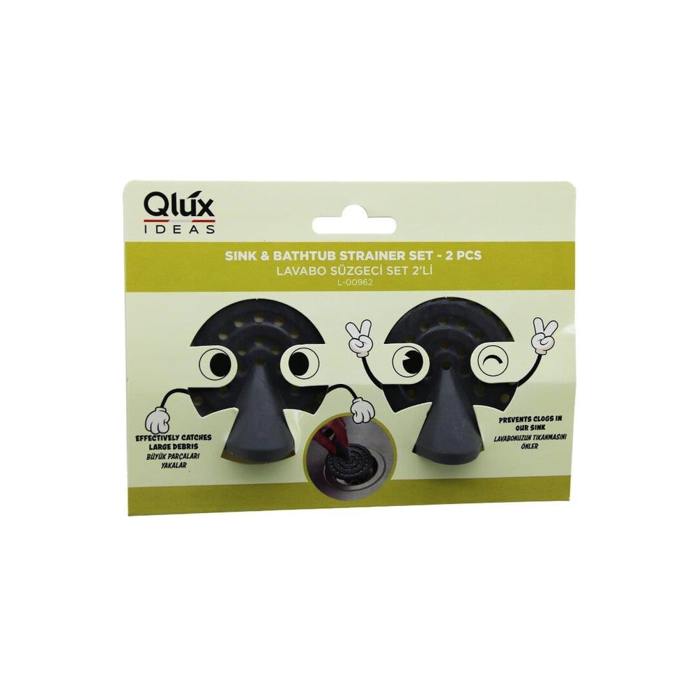 QLUX L-00962 2PCS LAVABO SÜZGEÇ SET (3936)