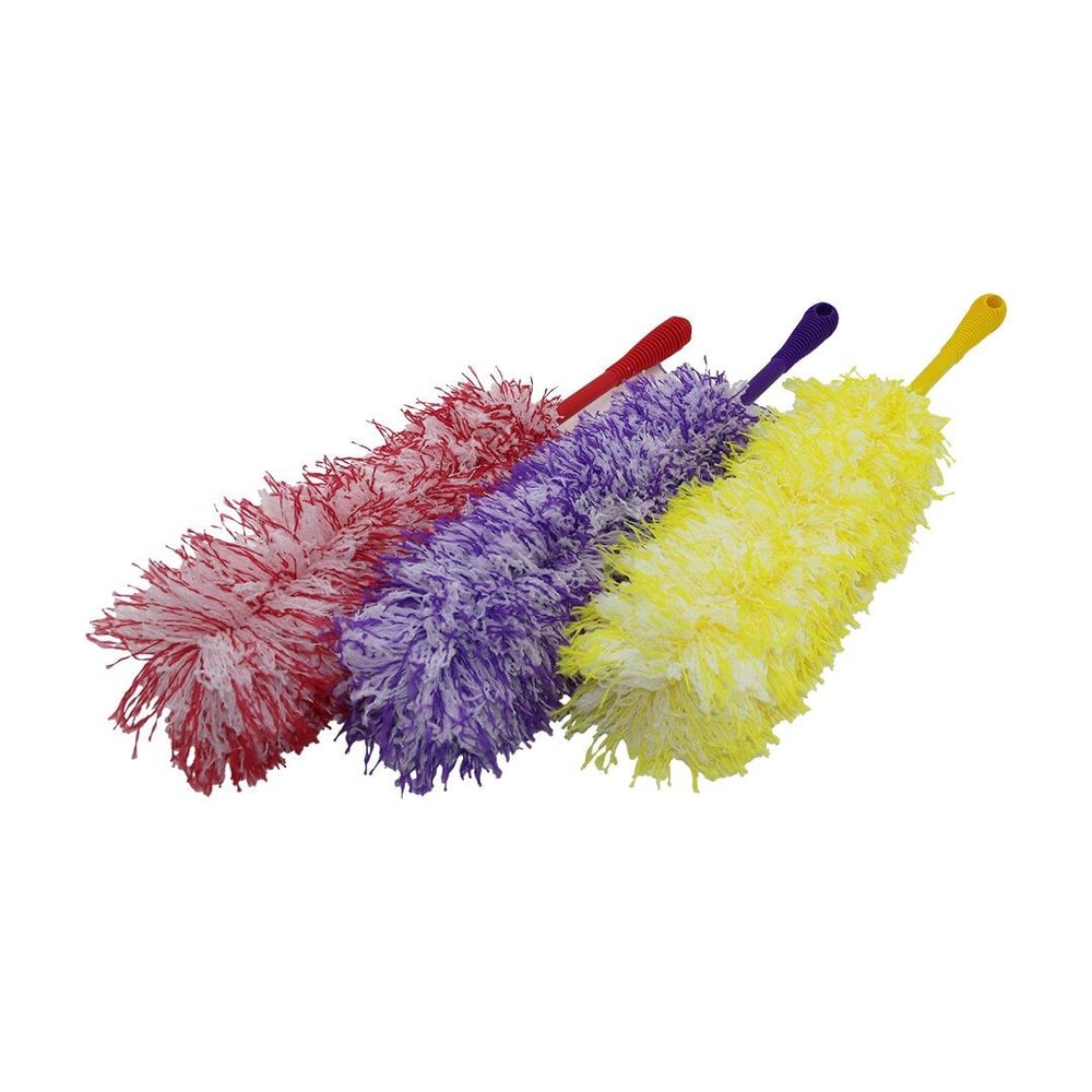 RENKLİ İP  TOZ ALMA PÜSKÜLÜ   PÜSKÜL=36 CM + RENKLİ PLASTİK SAP=19CM = 55CM  BRKT-910248 (3936)