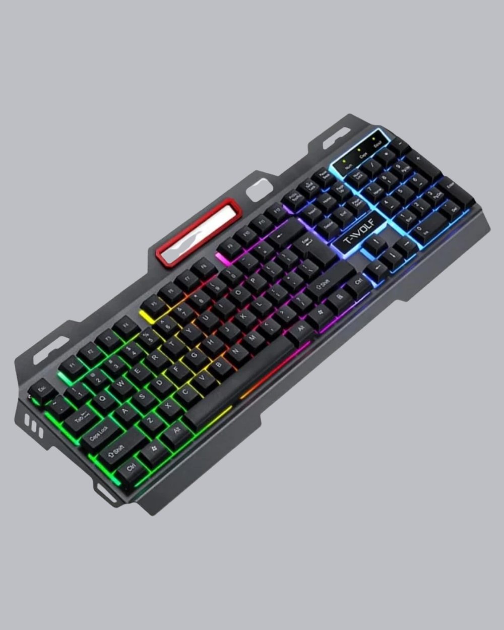 RGB Aydınlatmalı Klavye Mouse Seti – USB Bağlantılı, Türkçe Q, Ayarlanabilir DPI, Ergonomik Yapı