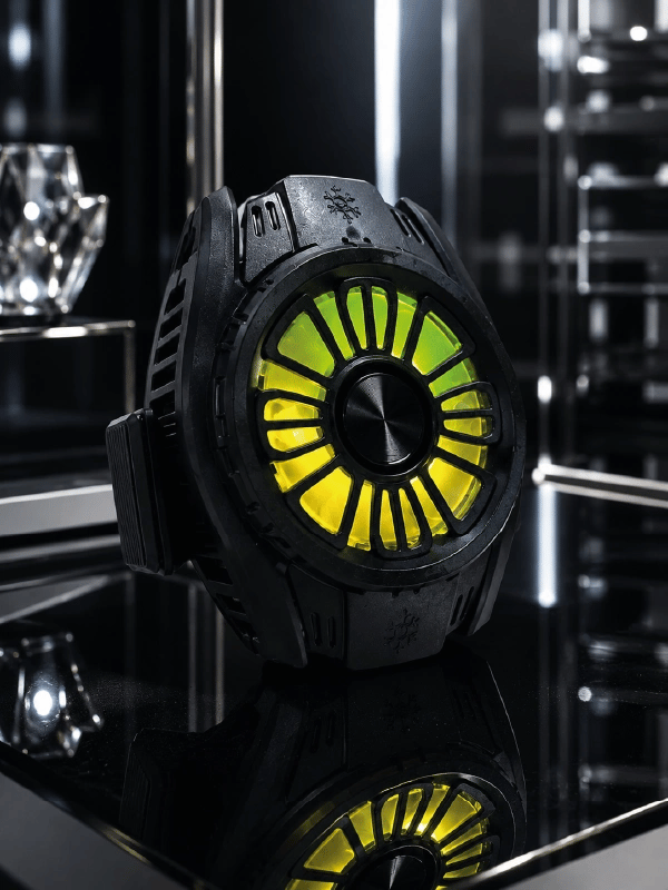 RGB Fan Aydınlatmalı Sessiz Çalışan Telefon Soğutucu