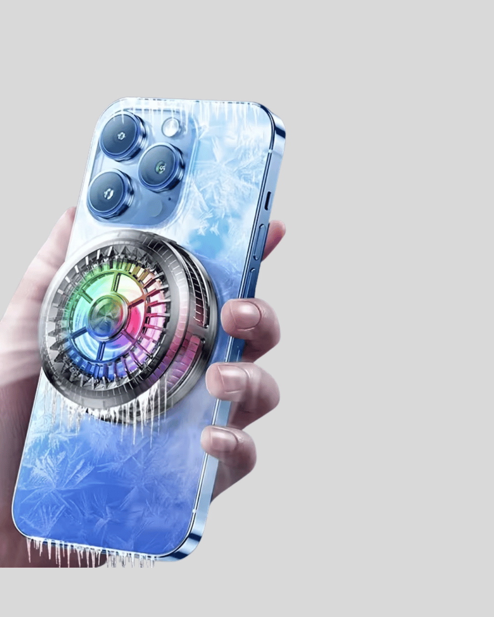 RGB LED Telefon Soğutucu Fan Yüksek Hızlı Soğutma Oyuncu Cooler Yeni Nesil