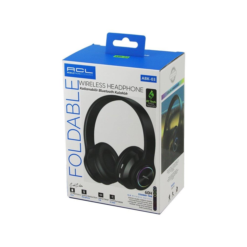 RGB RENKLİ IŞIKLI TYE-C TO USB ŞARJLI BLUETOOTH KULAK ÜSTÜ KABLOSUZ KULAKLIK Hİ-Fİ SES - GÜRÜLTÜ ENGELLEME (3936)